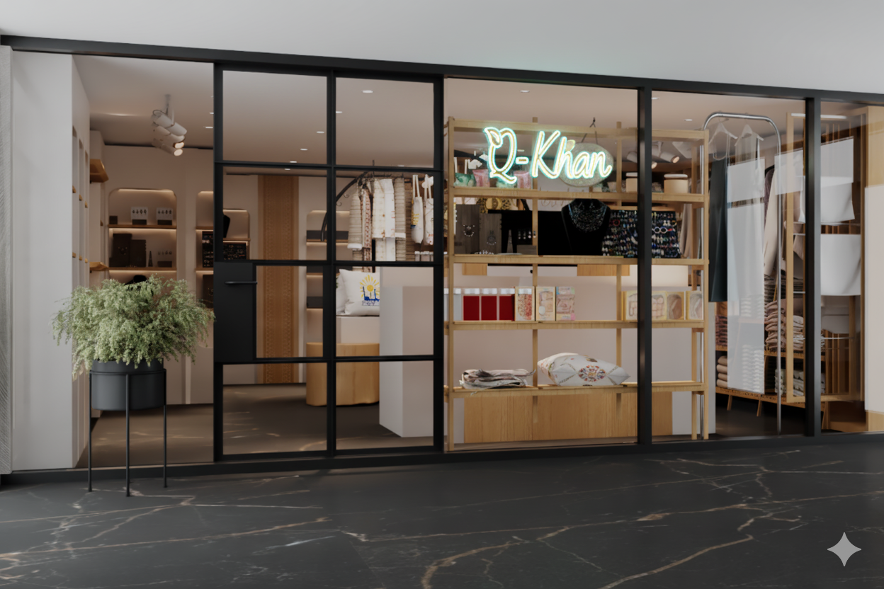 Representative Q Nile onboard boutique concept