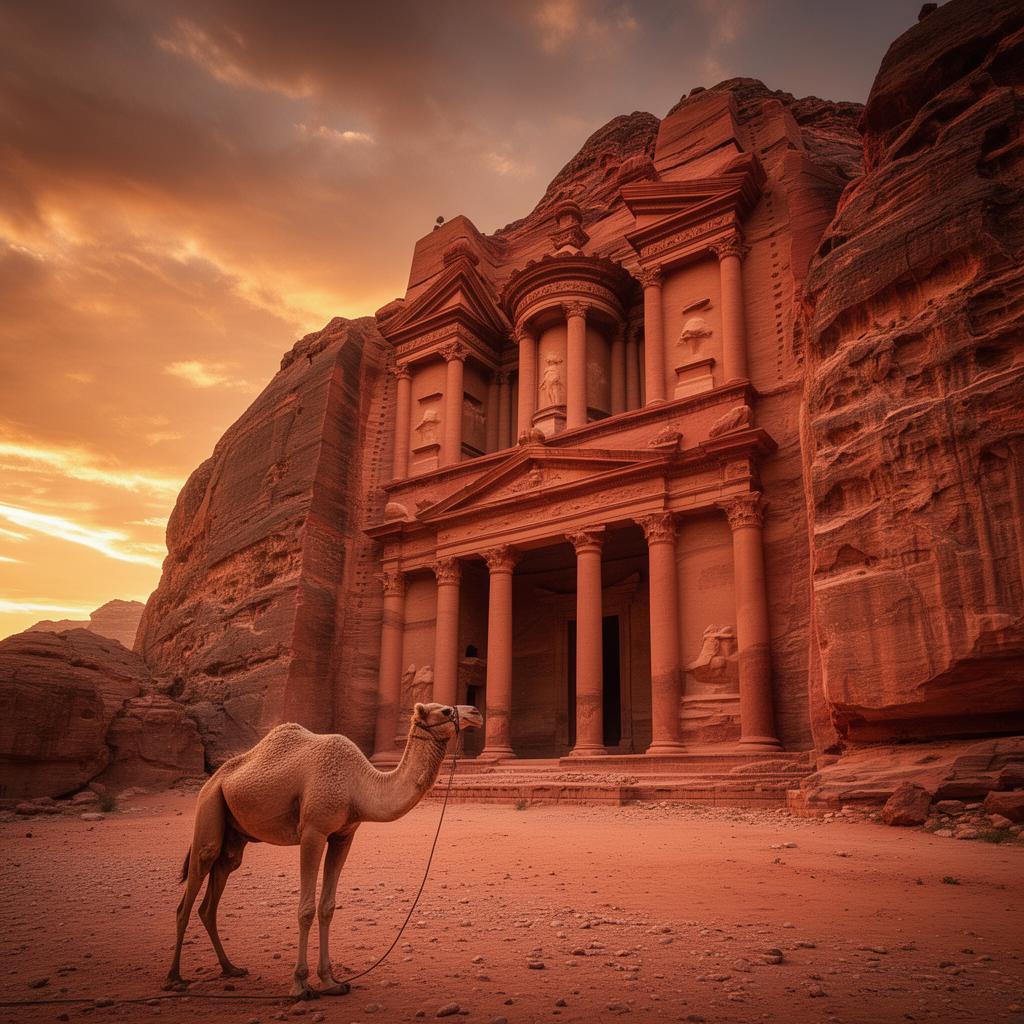 The Treasury at Petra, Jordan